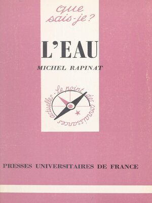 cover image of L'eau